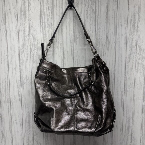Coach Brooke Hobo Metallic Bag - Picture 1 of 11